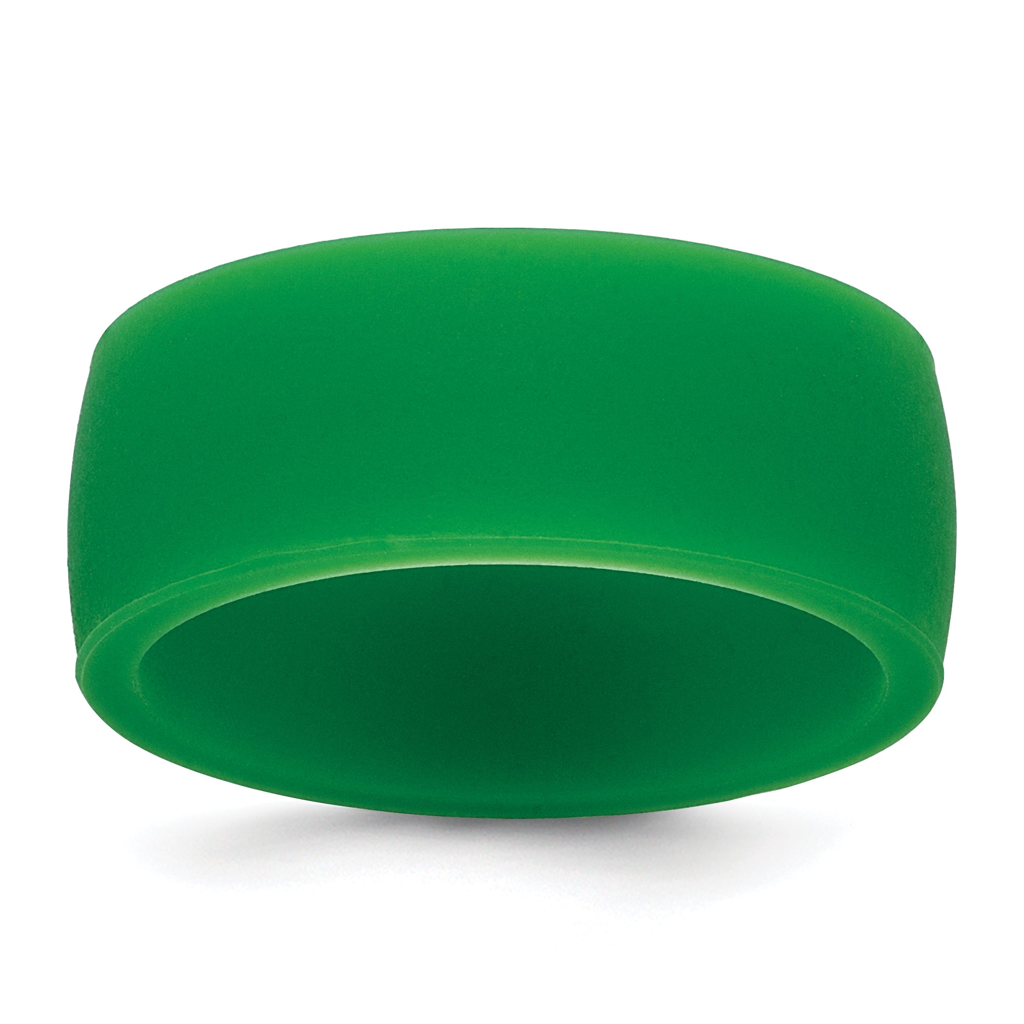 Silicone Green 8.70mm Flat Edge Band