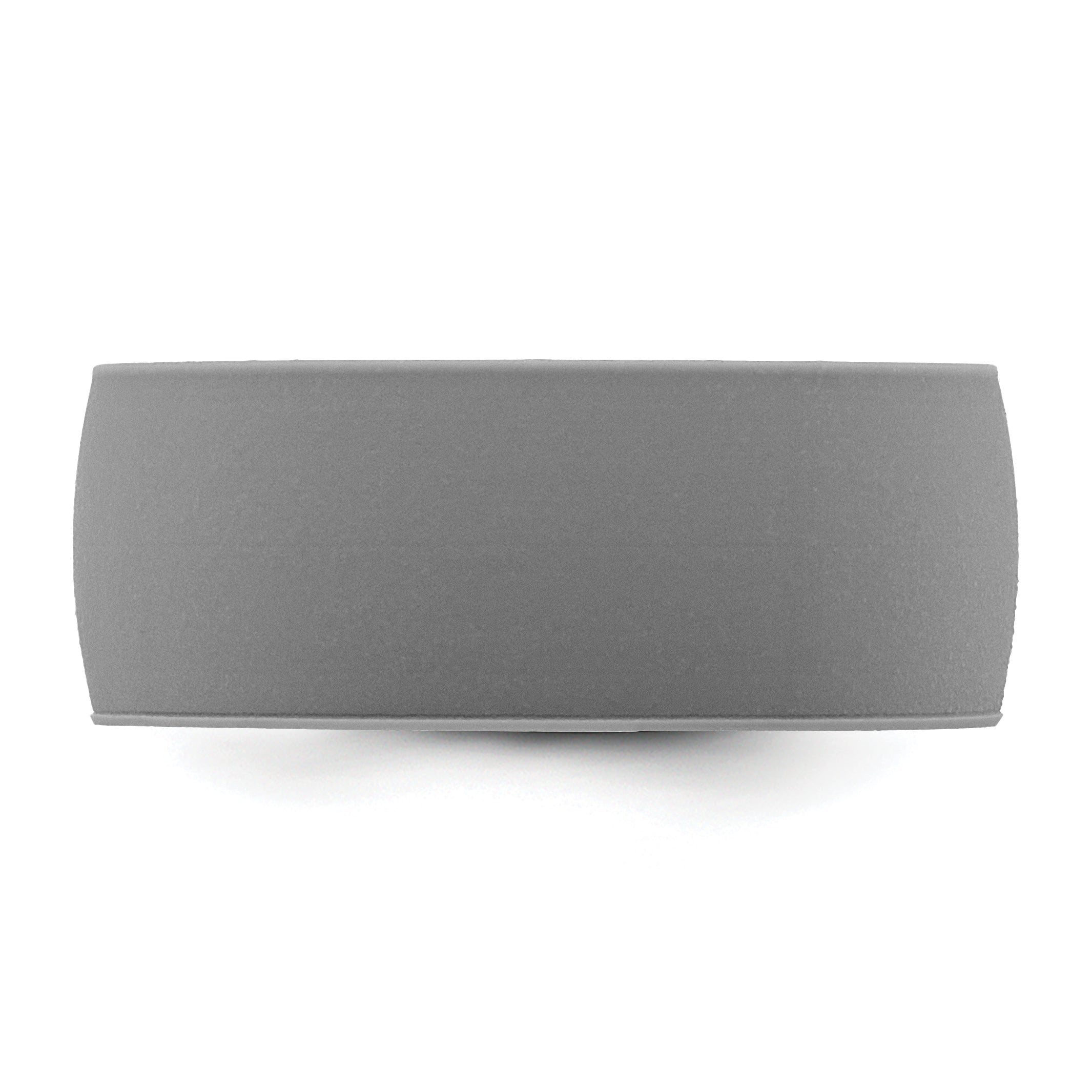 Silicone Dark Gray 8.70mm Flat Edge Band