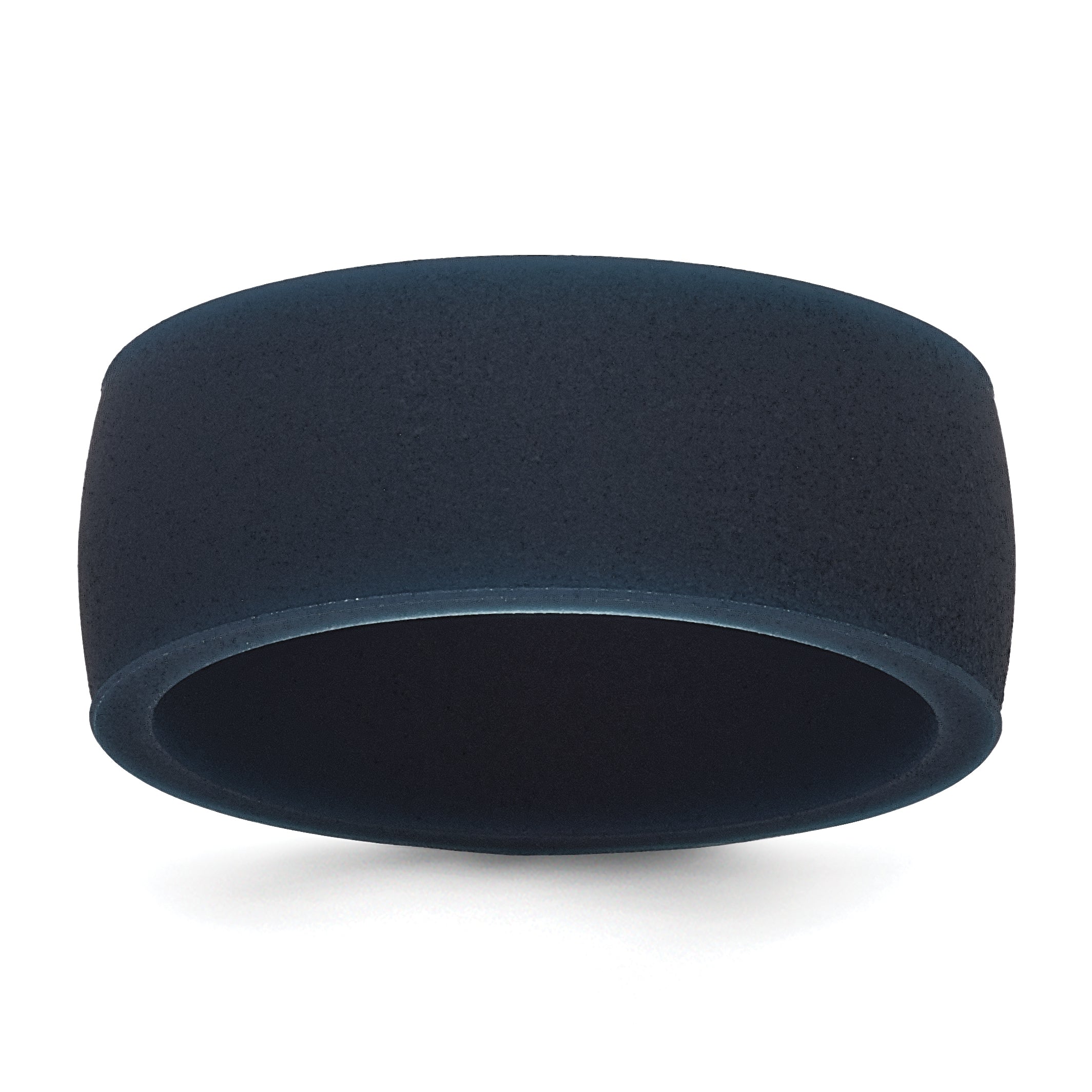 Silicone Navy Blue 8.70mm Flat Edge Band