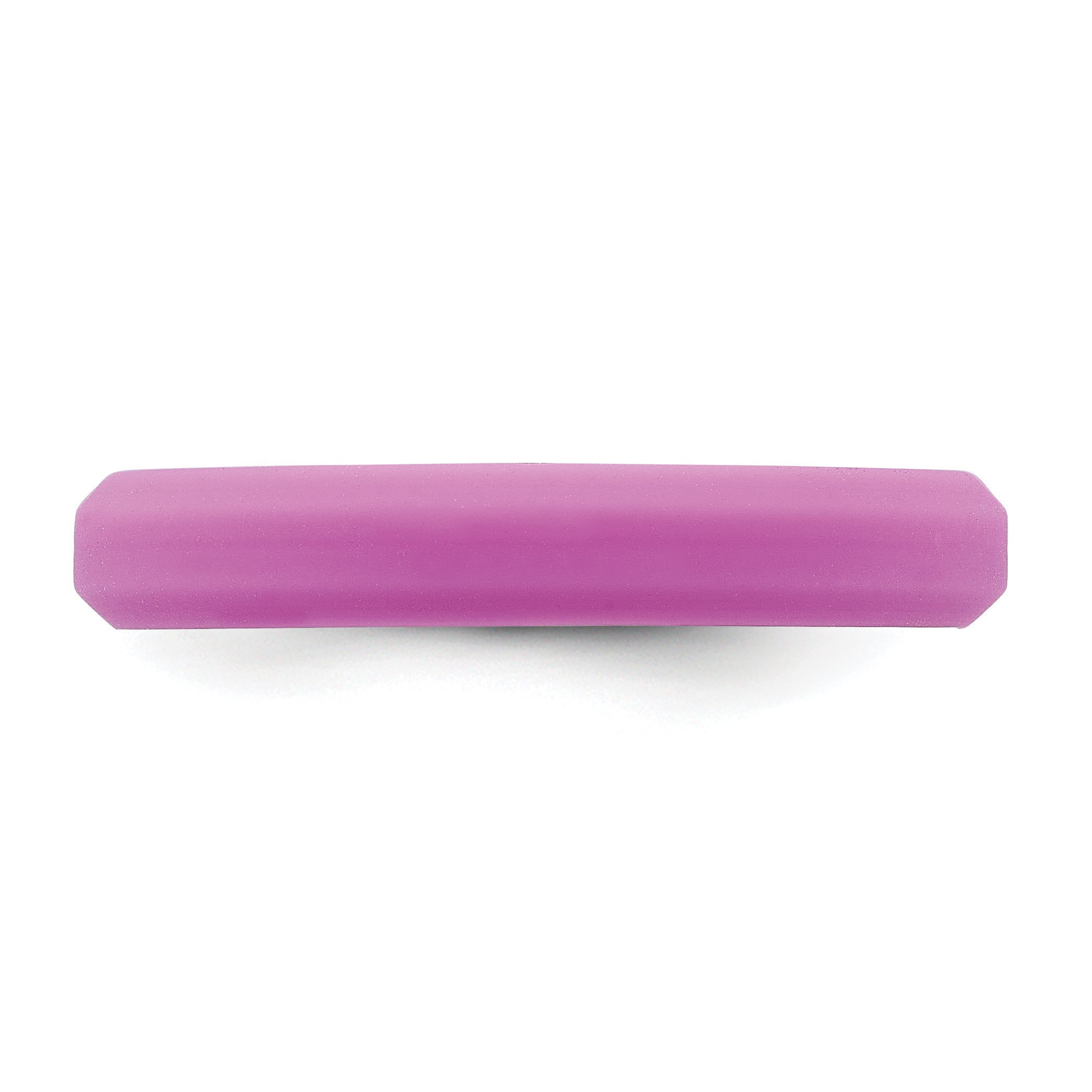 Silicone Purple 4mm Ridged Edge Band