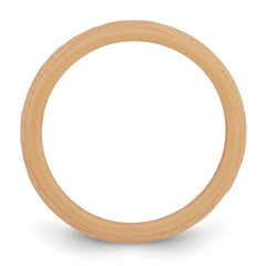 Silicone Sand/Tan 5.70mm Wood Grain Pattern Band