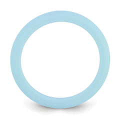 Silicone Blue 3mm Round Band