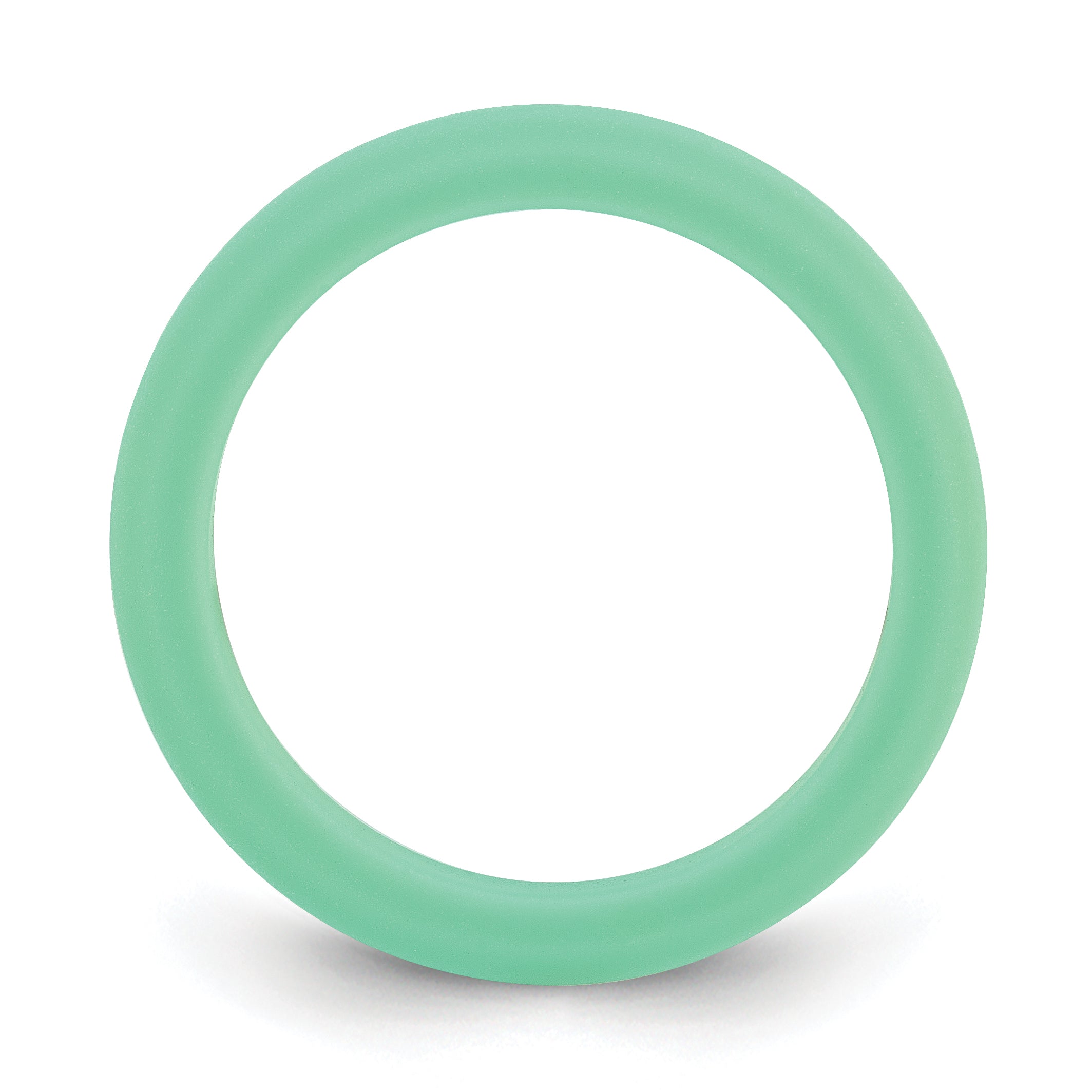 Silicone Green 3mm Round Band