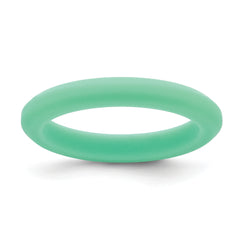 Silicone Green 3mm Round Band