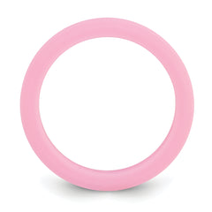 Silicone Pink 3mm Round Band