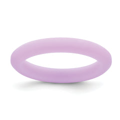 Silicone Purple 3mm Round Band