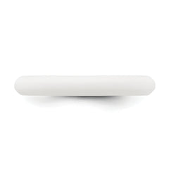 Silicone White 3mm Band