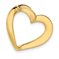 14K Heart Slide