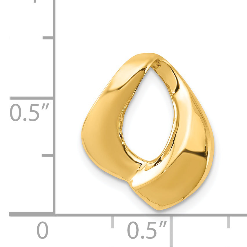 14K Fits up to 6mm Regular/8mm Fancy Omega Slide