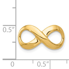 14K Fancy Polished Infinity Figure-8 Slide