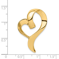 14K Heart Slide