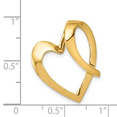 14K Heart Slide