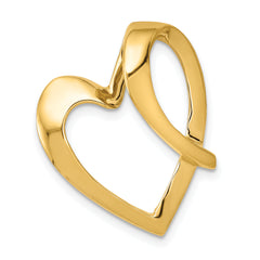 14K Heart Slide