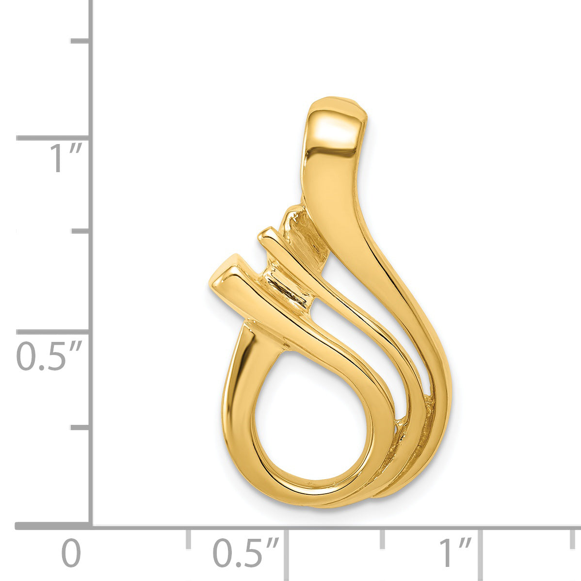 14K Fits up to 5mm Omega, 6mm Reversible, Omega Slide