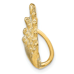 14k Lion's Paw Shell Slide