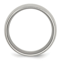 Stainless Steel Brushed 12mm Half Round Band