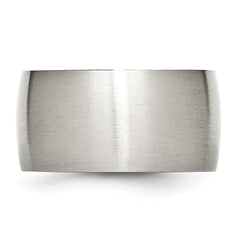 Stainless Steel Brushed 12mm Half Round Band