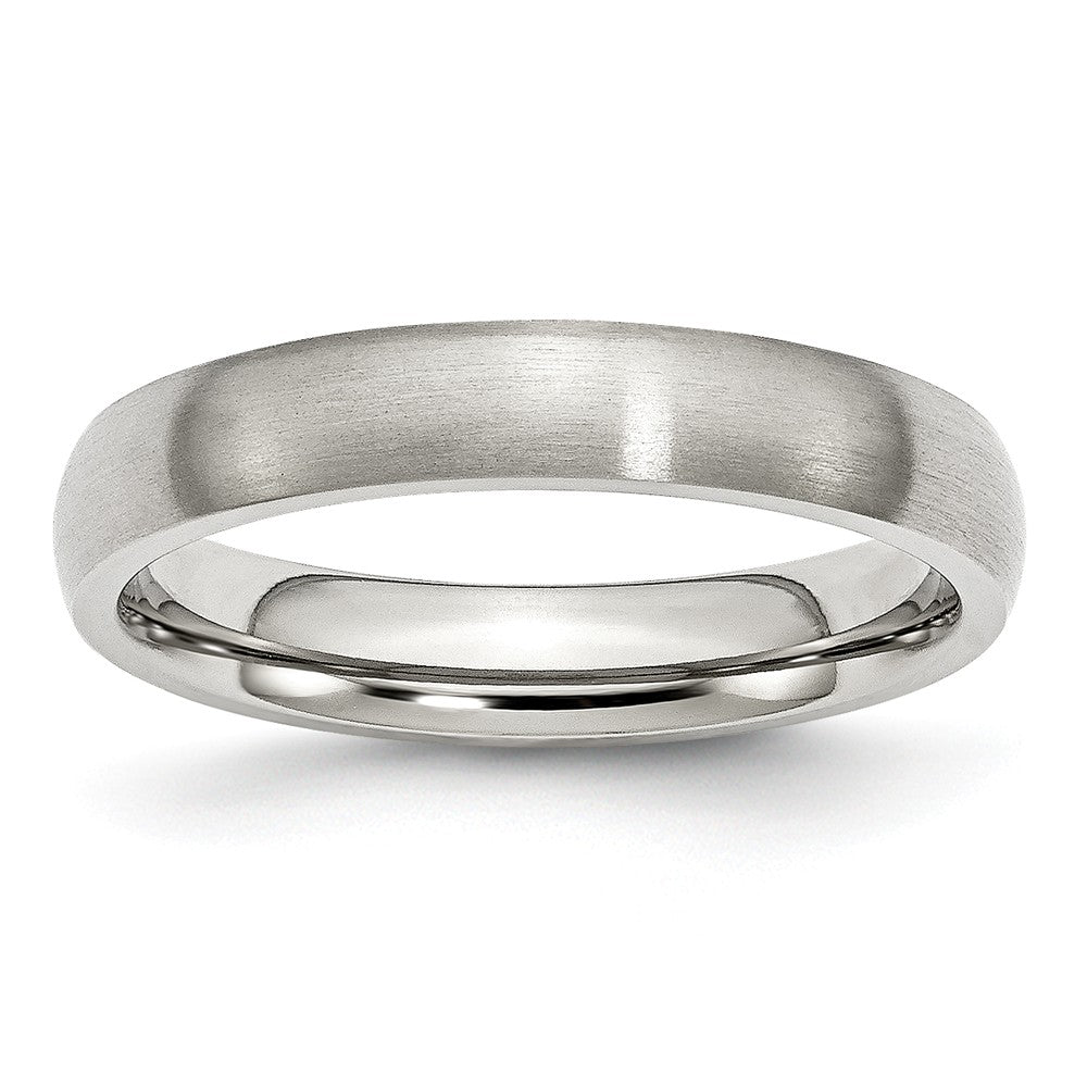 Stainless Steel 4mm Brushed Band