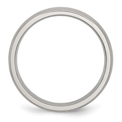 Stainless Steel Brushed 5mm Half Round Band