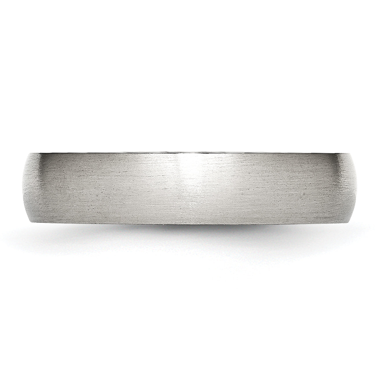 Stainless Steel Brushed 5mm Half Round Band