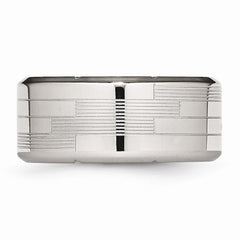 Stainless Steel Textured Ring