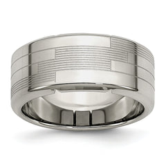 Stainless Steel Textured Ring