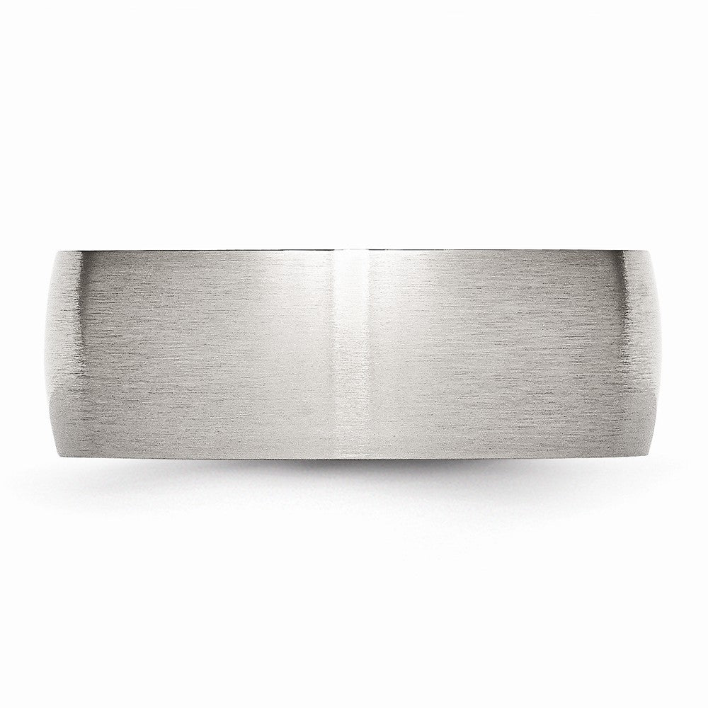 Stainless Steel 8mm Brushed Band