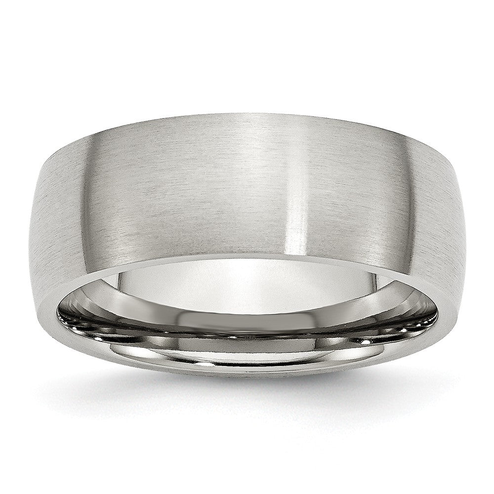 Stainless Steel 8mm Brushed Band