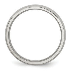 Stainless Steel Polished 5mm Half Round Band