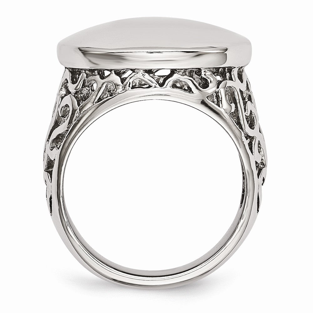 Stainless Steel Polished Circle Ring