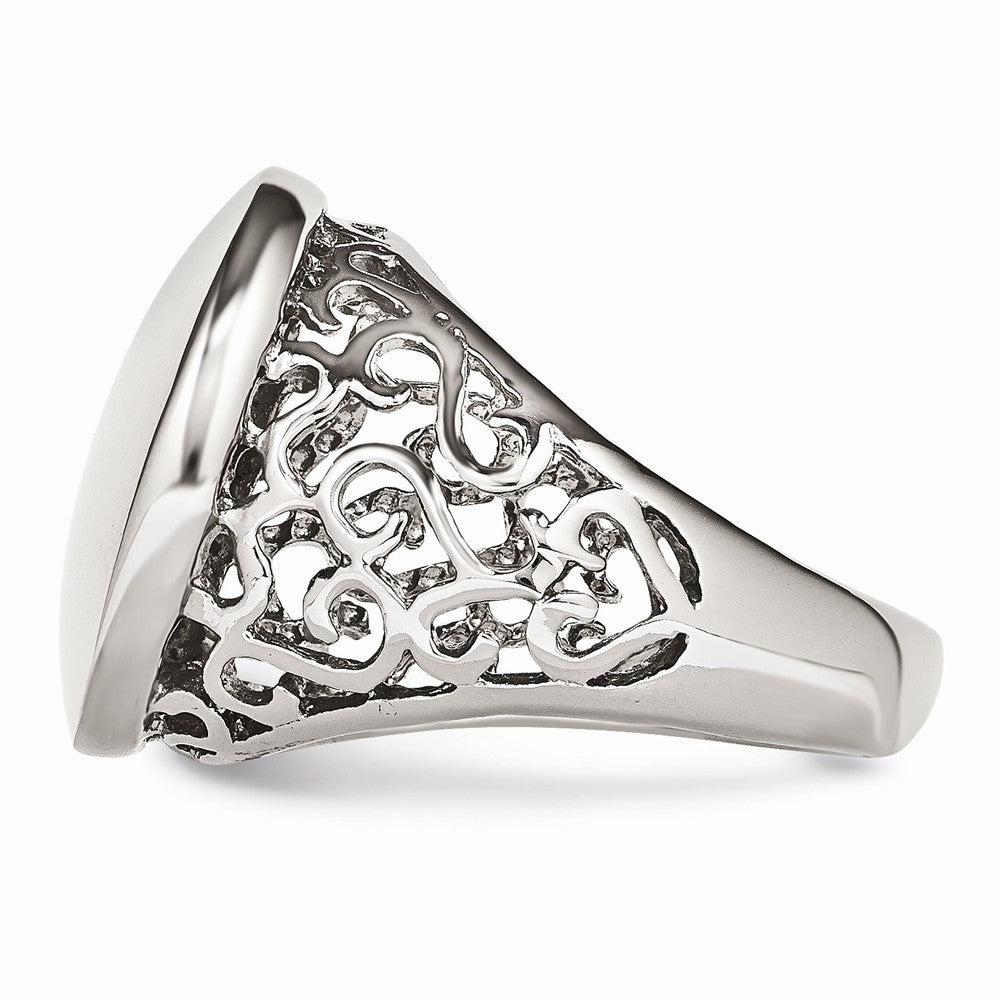 Stainless Steel Polished Circle Ring