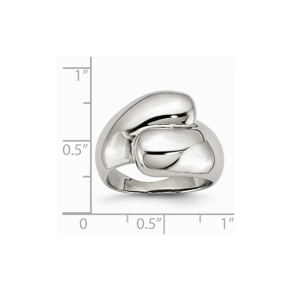 Stainless Steel Polished Size 9 Ring