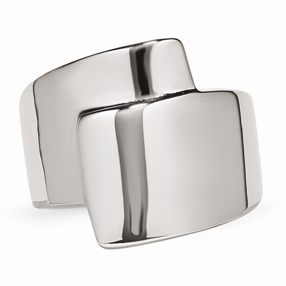 Stainless Steel Polished Fancy Ring