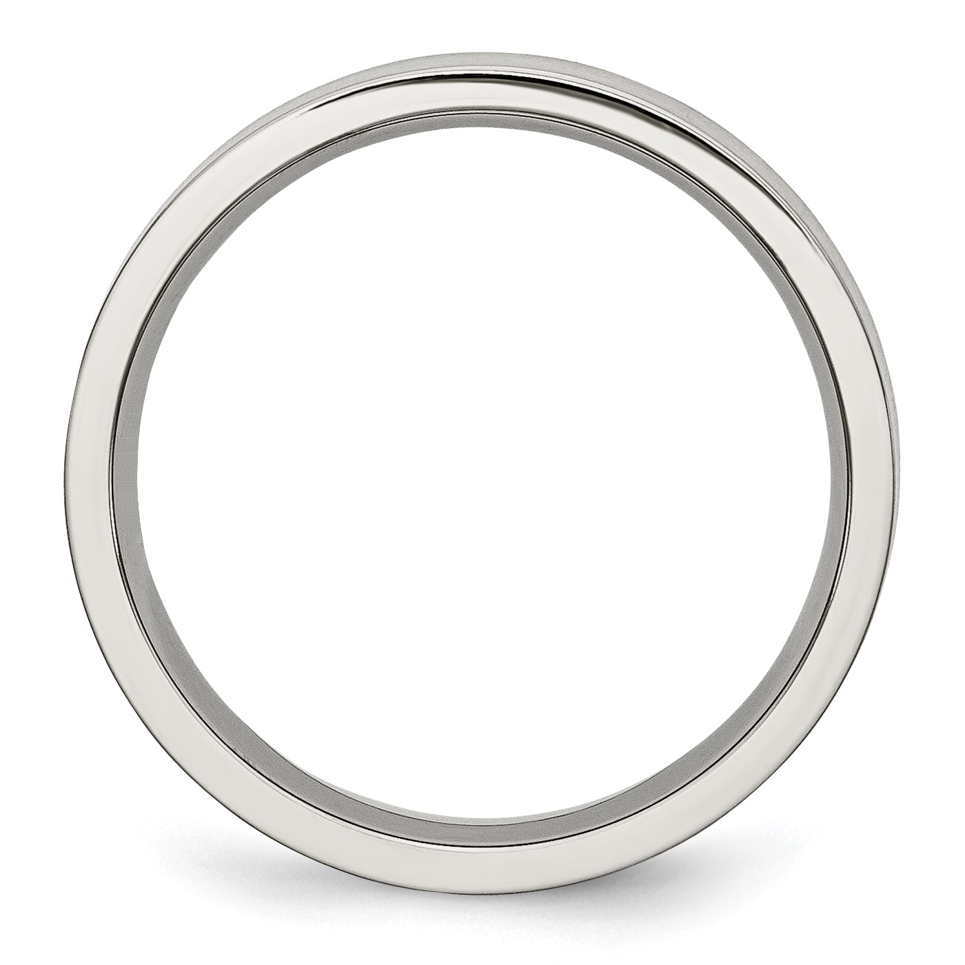 Stainless Steel Brushed 5mm Flat Band