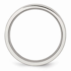 Stainless Steel Flat 5mm Brushed Band