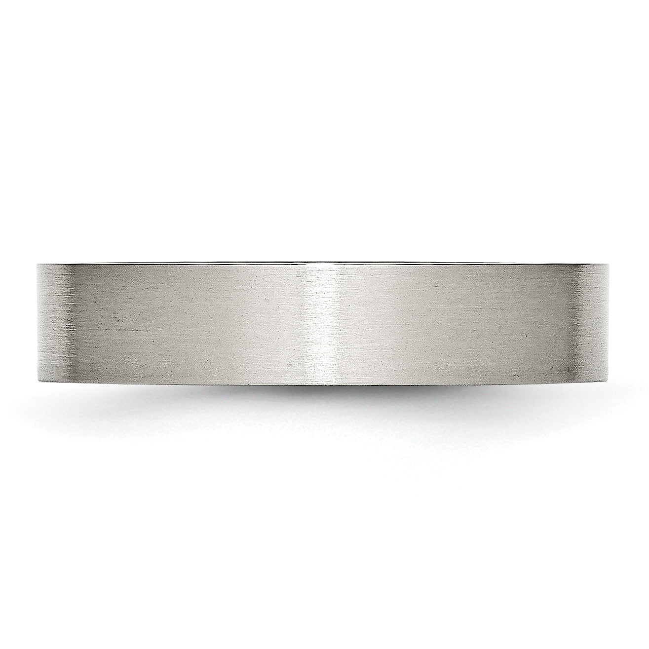 Stainless Steel Brushed 5mm Flat Band