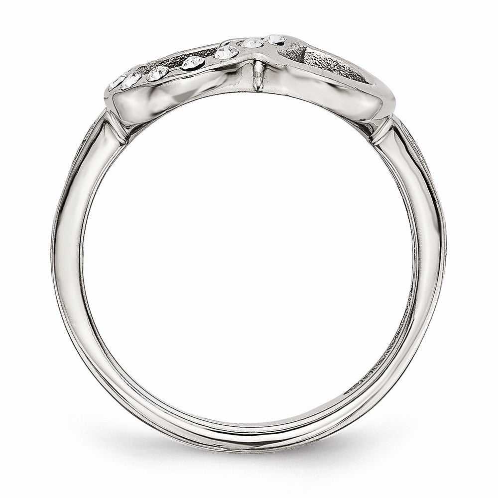 Stainless Steel CZ Ring