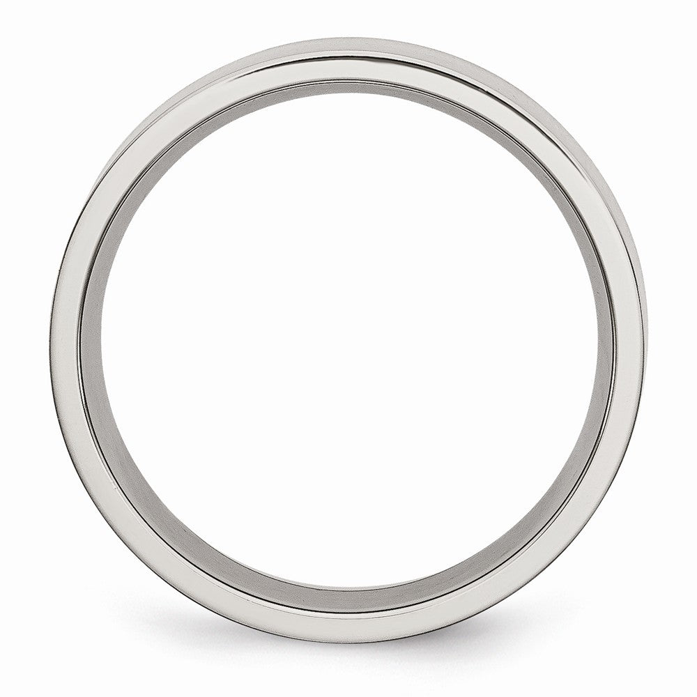 Stainless Steel Flat 6mm Brushed Band