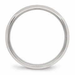 Sophia Jewelers 5mm Stainless Steel Wedding Band Brushed Polished Finish