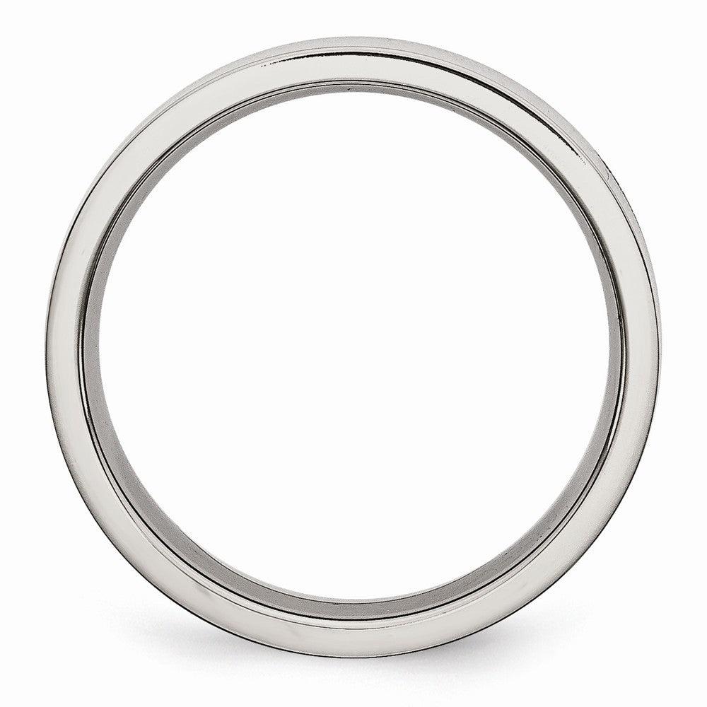 Stainless Steel Flat 5mm Polished Band