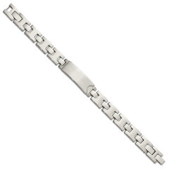 Stainless Steel Polished ID Plate Bracelet