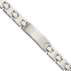 Stainless Steel Polished ID Plate Bracelet