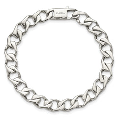 Chisel Stainless Steel Polished 8.5 inch Fancy Link Bracelet