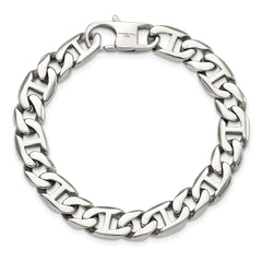 Chisel Stainless Steel Polished 8.25 inch Link Bracelet