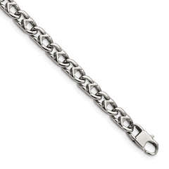 Chisel Stainless Steel Polished 6mm 8.5 inch Fancy Link Bracelet