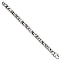 Chisel Stainless Steel Polished 8mm 8.5 inch Fancy Link Bracelet