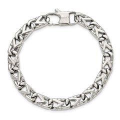 Chisel Stainless Steel Polished 8mm 8.5 inch Fancy Link Bracelet