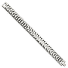 Stainless Steel Polished Fancy Link 7.5in Bracelet