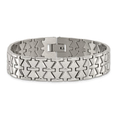 Stainless Steel Polished Fancy Link 7.5in Bracelet