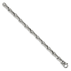 Chisel Stainless Steel Polished 9 inch Fancy Link Bracelet